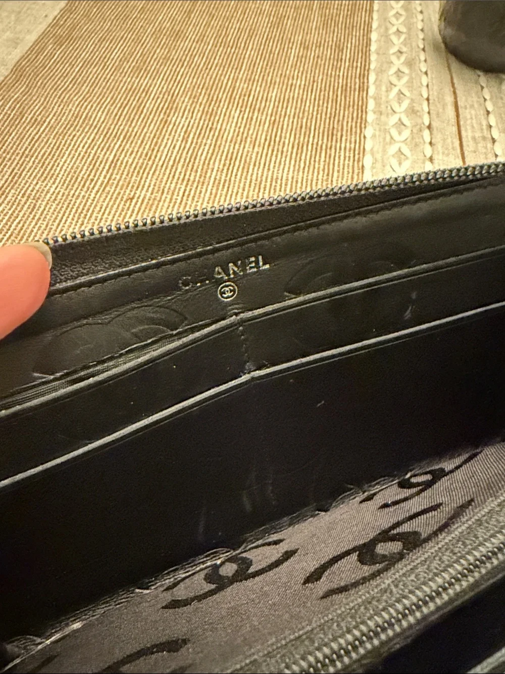 Chanel Cambon and Chanel Zippy Wallet Bundle